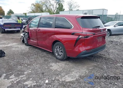 2021 Toyota Sienna Le из США, поврежденный, VIN 5TDKRKEC5MS007767